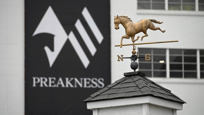 Preparations taking place at Pimlico Race Course