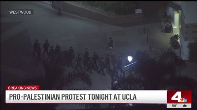 Police disperse pro-Palestinian protest at UCLA campus