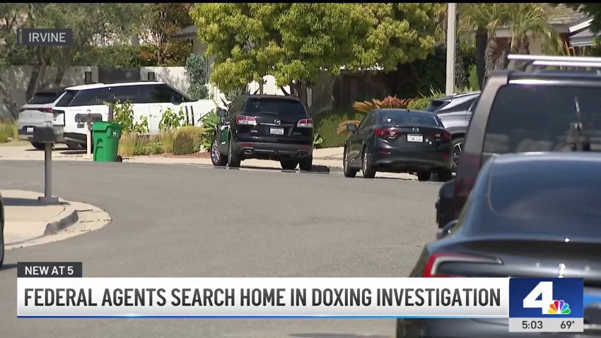 Irvine home searched over doxxing investigation