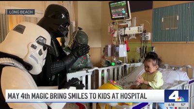 May 4th magic brings smiles to kids at hospital in Long Beach