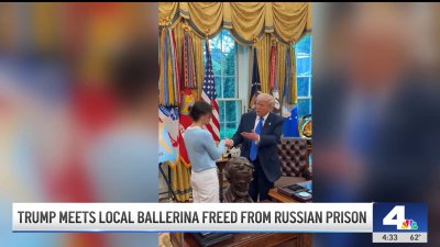 LA woman freed from Russian prison meets President Trump