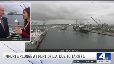 Imports plunge at port of LA due to tariffs