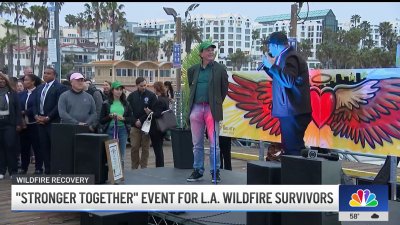 Santa Monica event offers place of connection for fire victims
