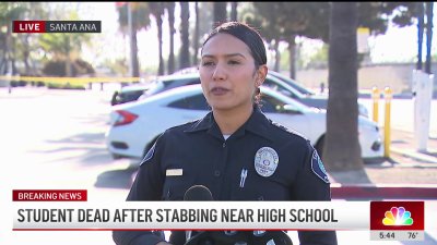 Officials provide update on stabbing of high school students in Santa Ana