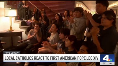 LA Catholics react to first American pope, Leo XIV
