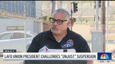 Suspended head of LA firefighters' union denies misuse of funds