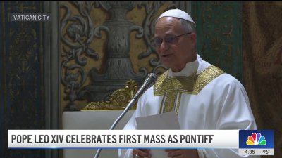 Watch: Pope Leo XIV makes remarks in English after becoming pope
