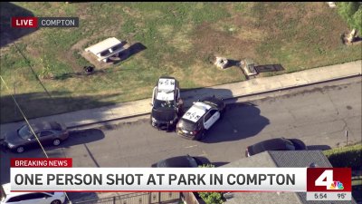 1 person shot at neighborhood park in Compton