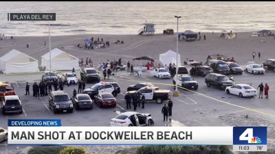 Man injured following shooting at Dockweiler Beach