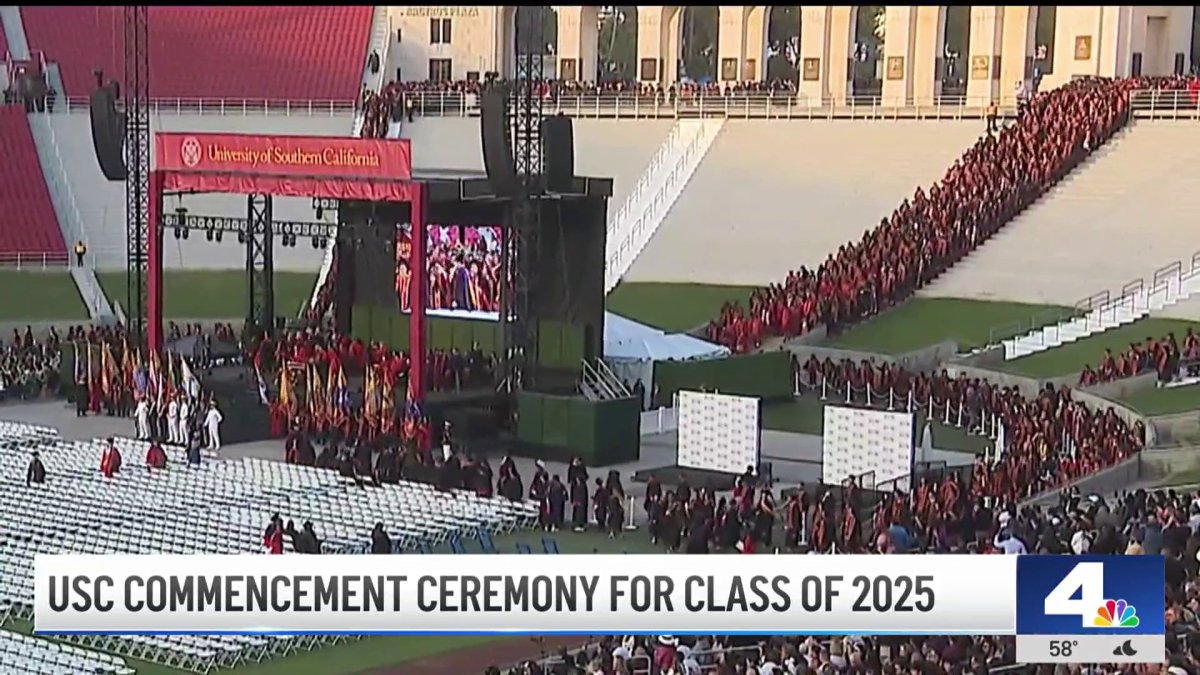 USC commencement returns to the LA Coliseum for class of 2025 – NBC Los ...