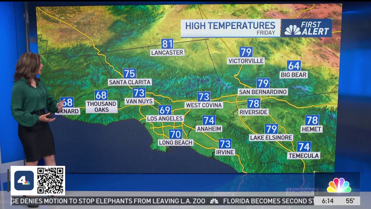 First Alert Forecast: Cool and cloudy – NBC Los Angeles