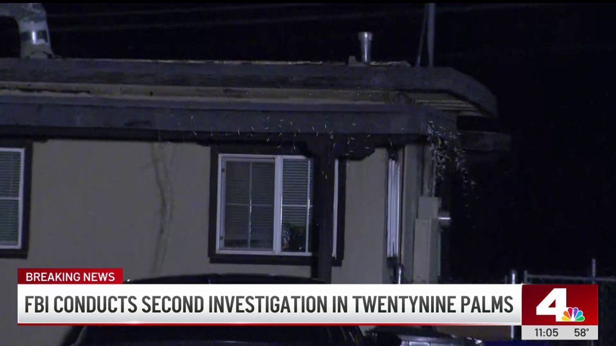 Police activity at Twentynine Palms related to Palm Springs explosion investigation