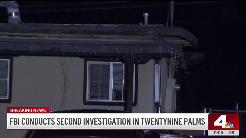 Police activity at Twentynine Palms related to Palm Springs explosion investigation