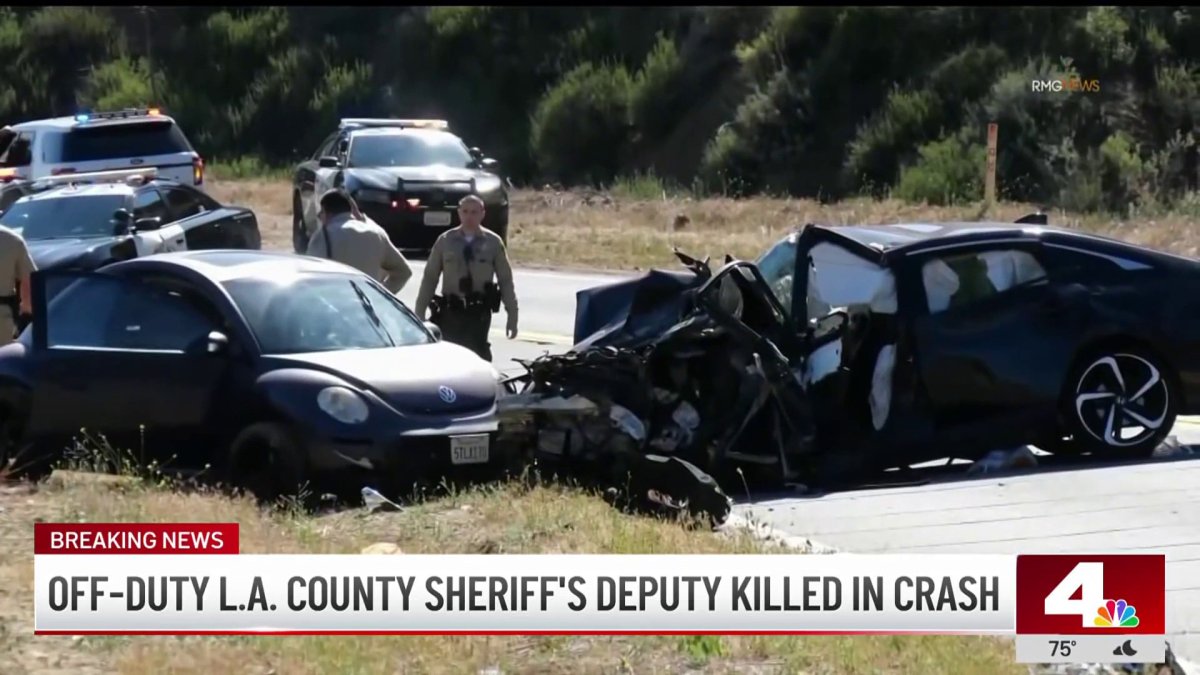 Off-duty sheriff’s deputy killed in multi-car crash – NBC Los Angeles