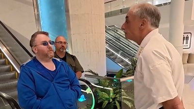WATCH: Video shows Florida sheriff confront man accused of sending death threat