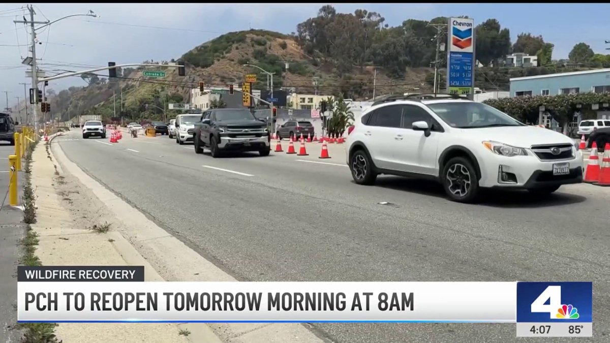 PCH set to reopen after months-long closure due to wildfires, mudslides ...