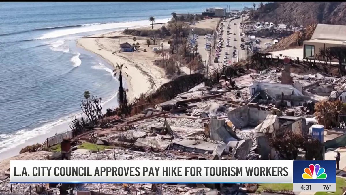 Pay hike approved for LA tourism workers – NBC Los Angeles