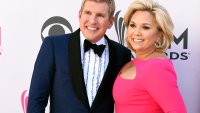 FILE - Todd Chrisley, left, and his wife, Julie Chrisley, at the 52nd annual Academy of Country Music Awards on April 2, 2017, in Las Vegas.