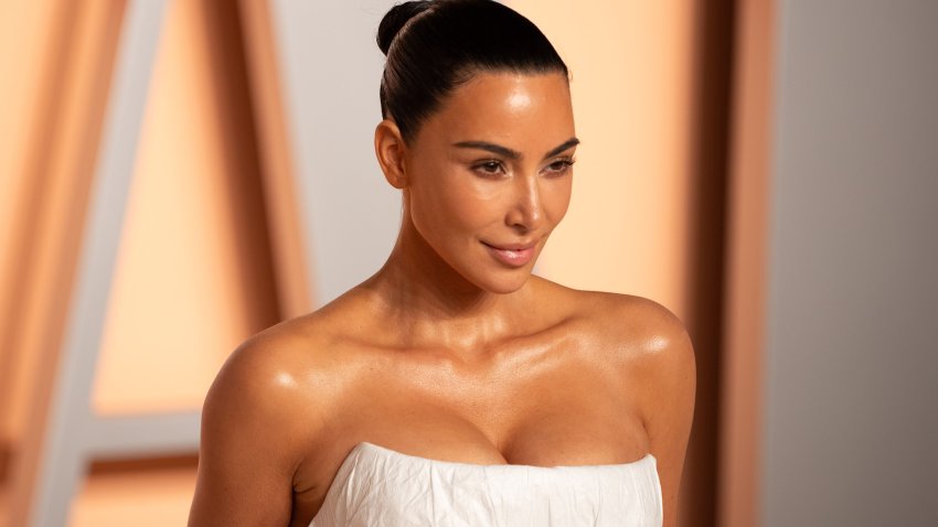 Kim Kardashian attends the 2025 Vanity Fair Oscar After Party Arrivals on March 3, 2025 at Wallis Annenberg Center for the Performing Arts in Beverly Hills, California.