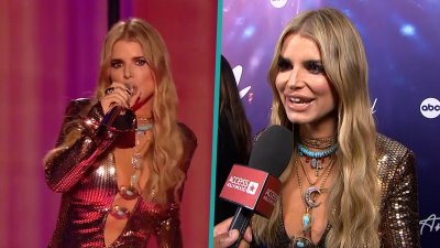 Jessica Simpson reacts to performing live on TV for the first time in 15 years