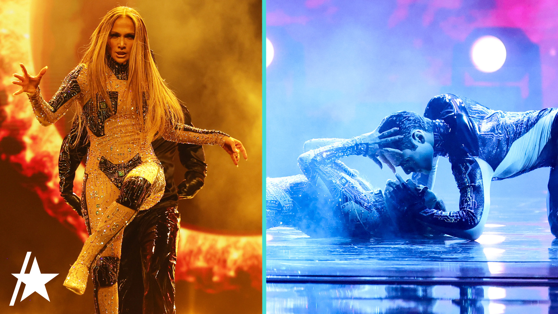 Jennifer Lopez sizzles in sexy 2025 AMAs opening performance