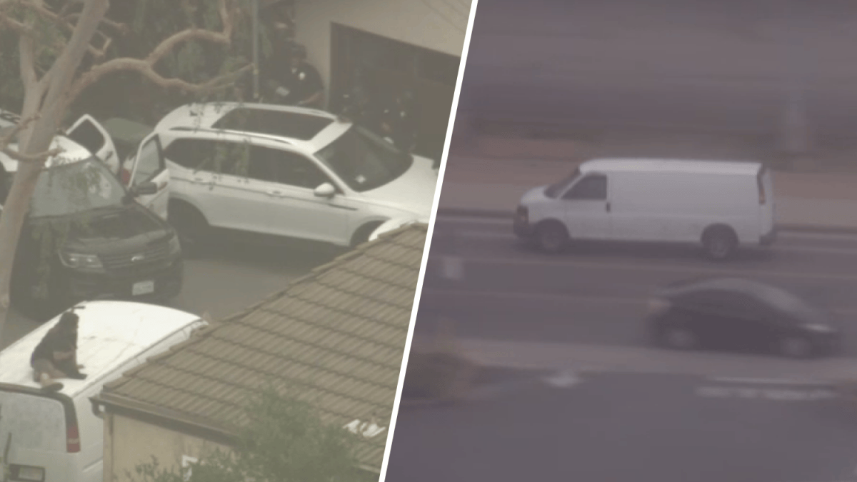 Pursuit ends in standoff, police shooting in Woodland Hills – NBC Los ...