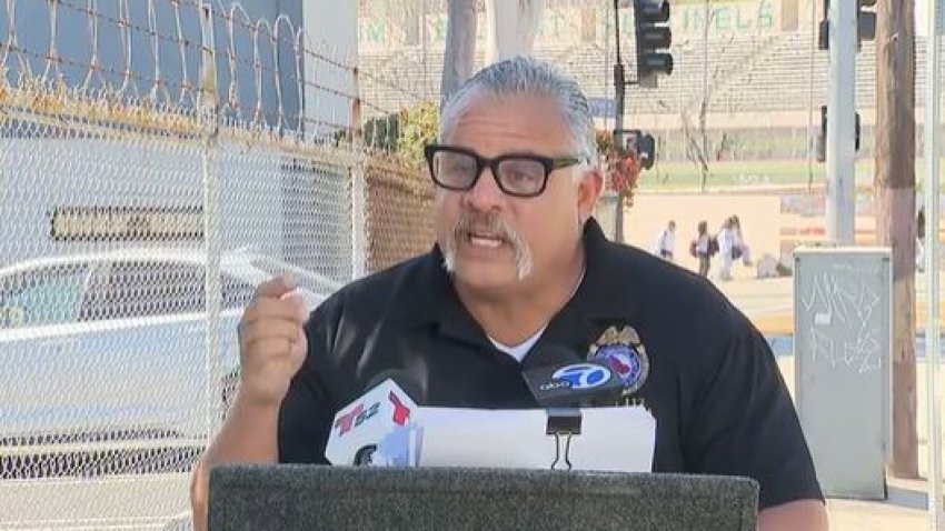 UFLAC president Freddy Escobar speaks Friday May 9, 2025.