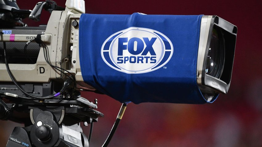 A Fox Sports television camera
