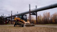 The Trans-Alaska Pipeline along the Dalton Highway in Stevens Village, Alaska, US, on Thursday, Sept. 19, 2024. 