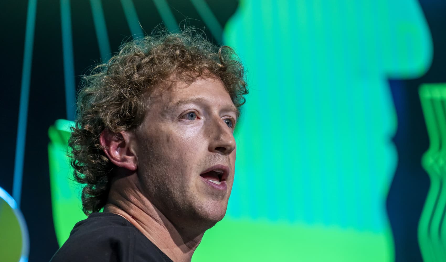 Mark Zuckerberg, CEO of Meta Platforms. Artificial intelligence has been an integral focus for the tech giant’s leader amid competition from players like OpenAI, Microsoft and Google.
