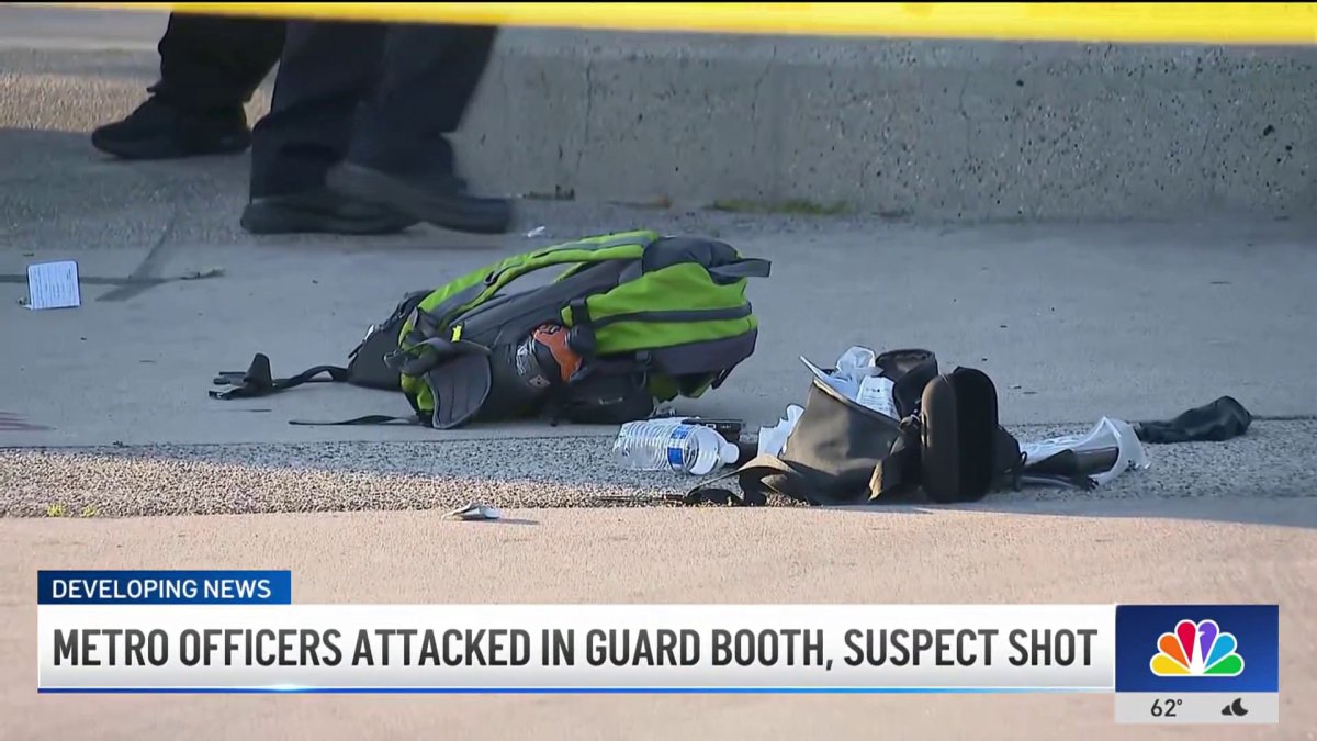 Metro officers attacked in guard booth, suspect shot in North Hollywood ...