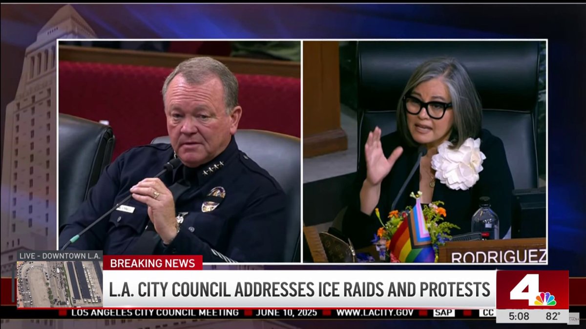 LA City Council addresses ICE raids and protests – NBC Los Angeles