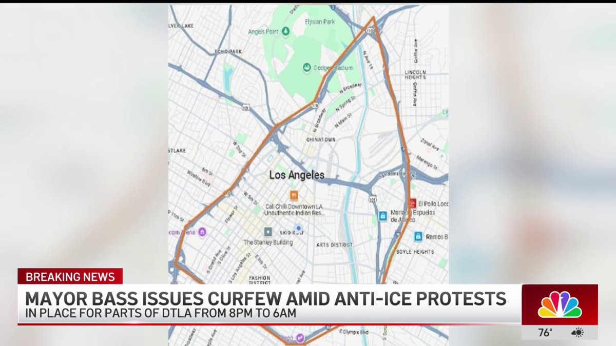 Los Angeles Imposes Downtown Curfew After Looting Amid Immigration Protests