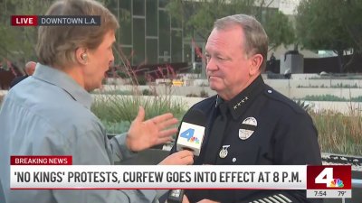 LAPD chief: About 1,000 ‘agitators' still in downtown LA