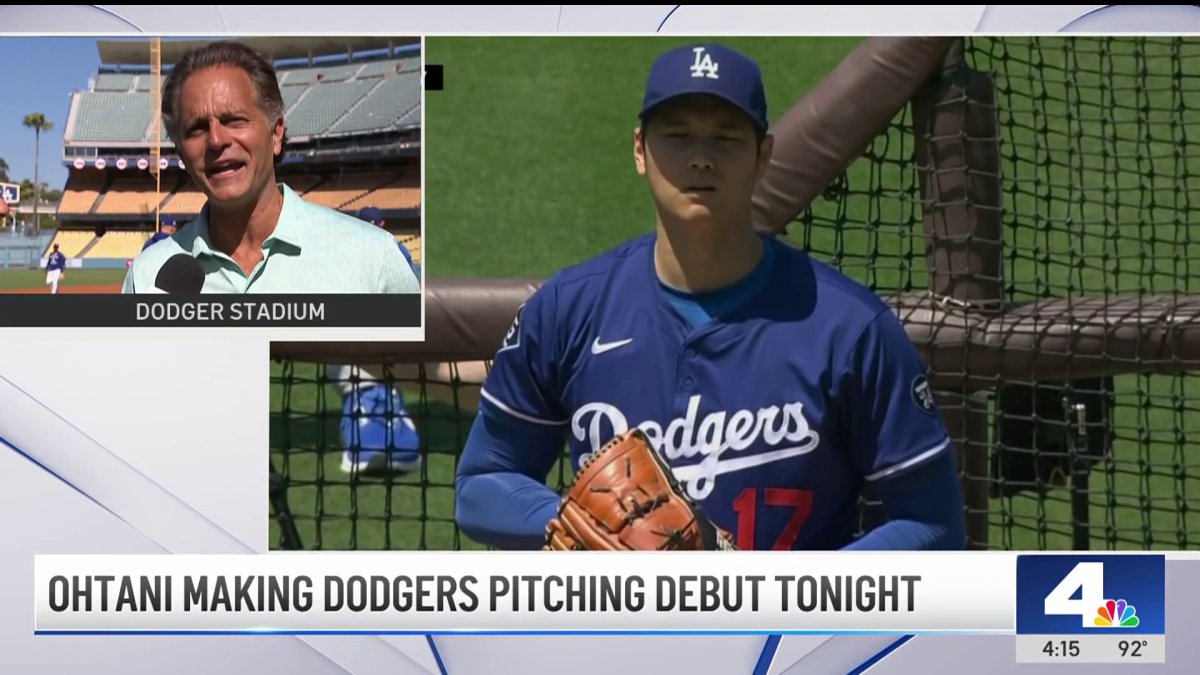 Almost Sho-time! Ohtani to make Dodgers pitching debut tonight – NBC