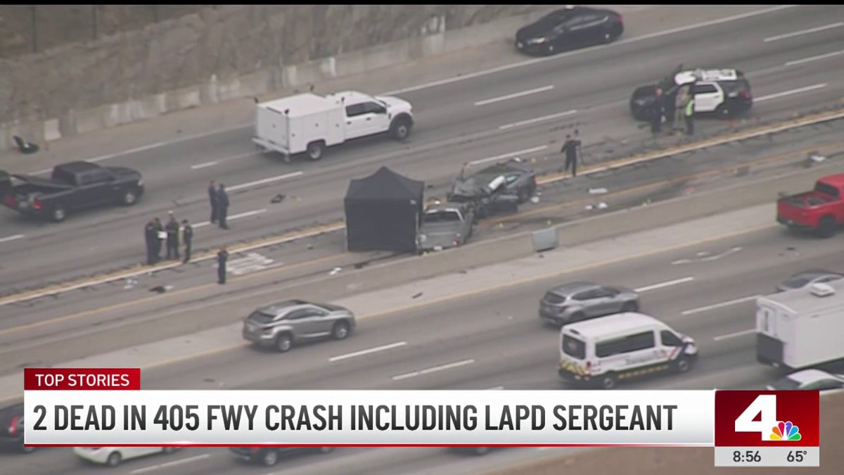 LAPD Sergeant, Motorist Killed in 405 Crash