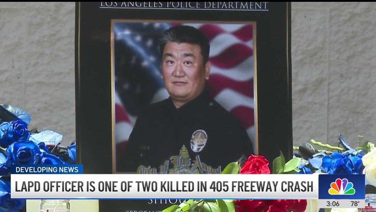 ‘He died a hero.’ LAPD officer killed in 405 Freeway crash – NBC Los ...