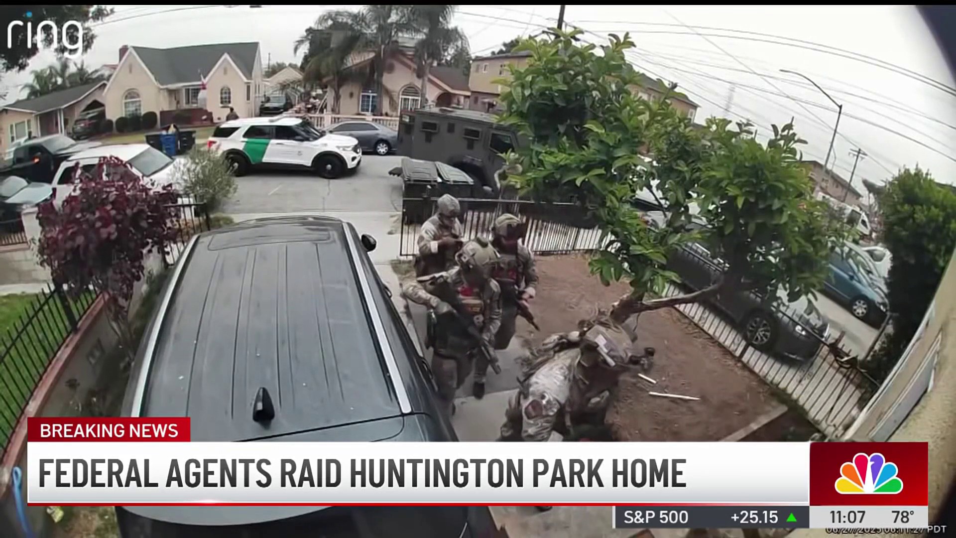 Video shows explosion set off in Huntington Park raid – NBC Los Angeles