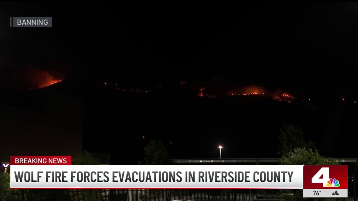 Wolf Fire Burns 1,100 Acres, Forces Evacuations Riverside County