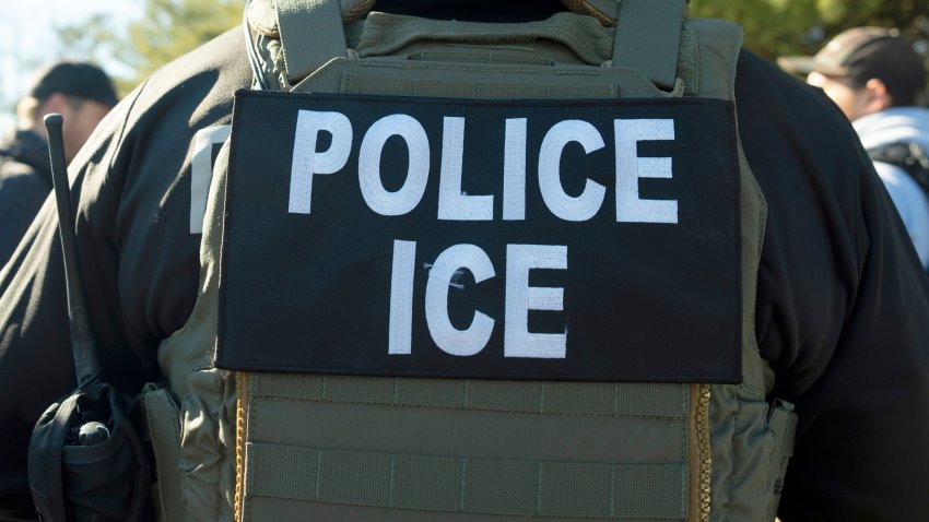 FILE – A U.S. Immigration and Customs Enforcement officer listens during a briefing, Jan. 27, 2025, in Silver Spring, Md.