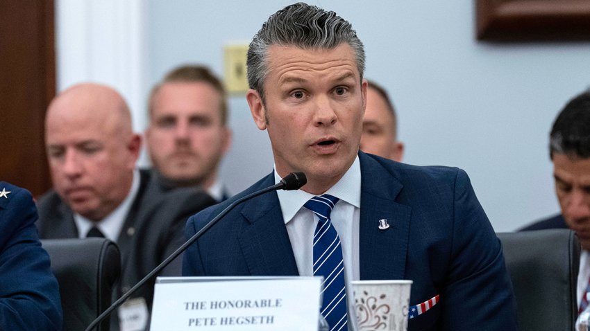 Department of Defense Secretary Pete Hegseth testifies before the House Committee on Appropriations subcommittee oversight hearing on the Department of Defense, on Capitol Hill in Washington, June 10, 2025.