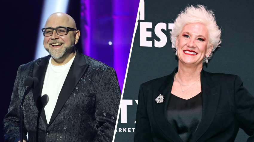 (L-R) Duff Goldman, Anne Burrell.