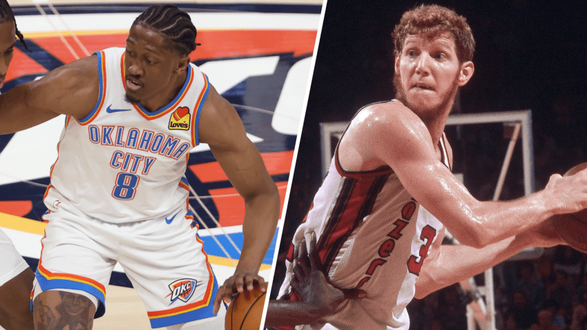 Jalen Williams and Bill Walton