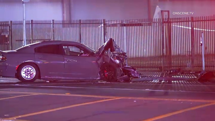 An investigation is underway after a driver plowed into a crowd near SoFi Stadium in Inglewood on Saturday, June 14, 2025.