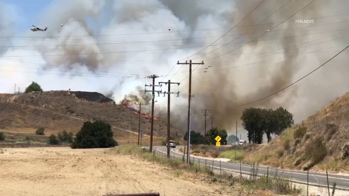 Jasper Fire grows in Castaic Junction in northern LA County – NBC
