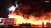 5 people displaced after massive fire swallows tire shop in Menifee