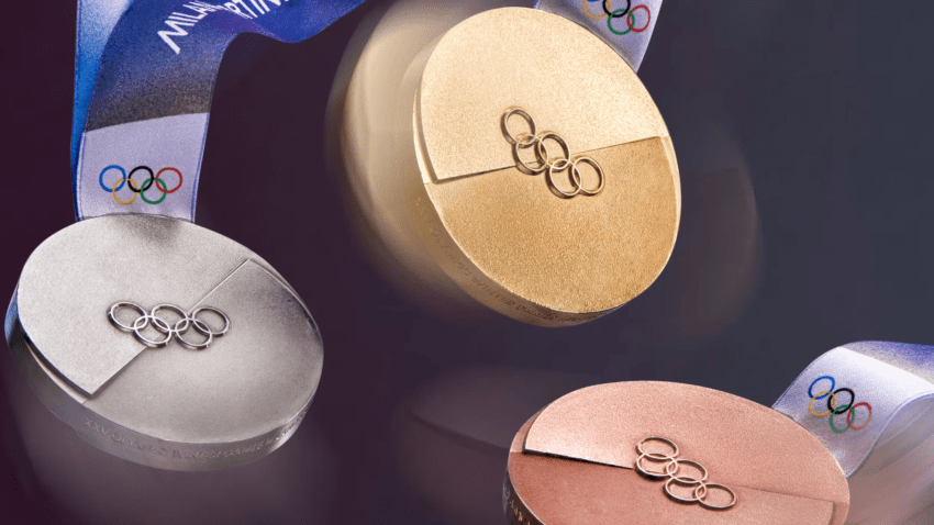 Medals for the 2026 Milan Cortina Olympics