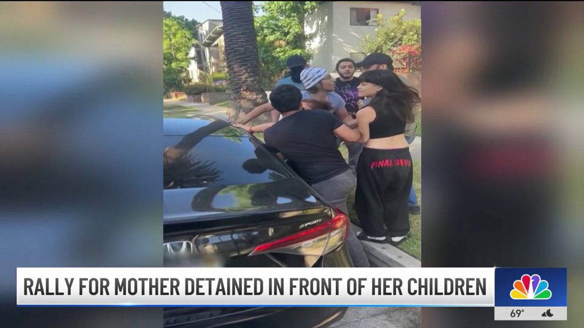 Pasadena rallies for mother detained by ICE in front of her sons – NBC ...