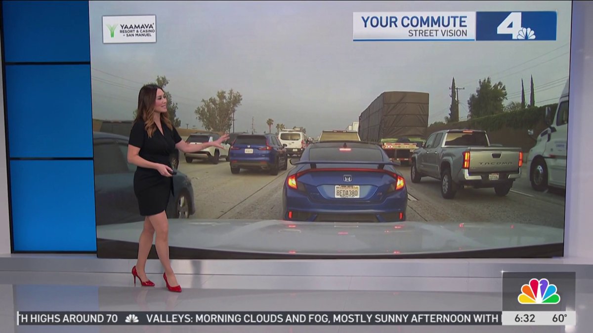 Person struck and killed on 10 Freeway in Pomona – NBC Los Angeles
