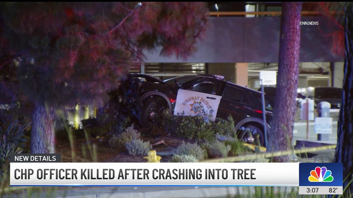 CHP officer killed after crashing into tree in Culver City – NBC Los ...